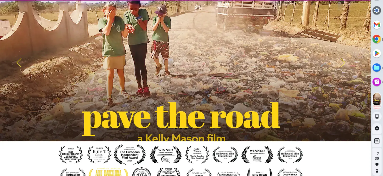 Pave the Road documentary screenshot